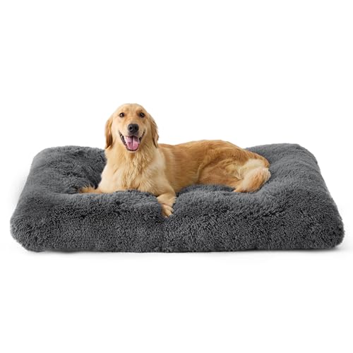 BEDSURE Flauschiges Hundebett Grosse Hunde - 104x74x8 cm Hundebett waschbar für große Hunde,...