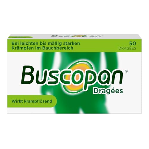 Buscopan Dragees bei Bauchschmerzen und Bauchkrämpfen | 50 Stück | beginnt bereits innerhalb von...