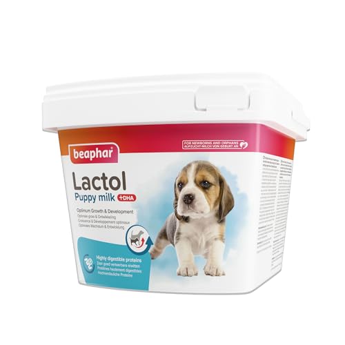 BEAPHAR - Lactol Aufzucht-Milch - Für Hundewelpen - Von Geburt An - Muttermilchersatz Mit DHA,...