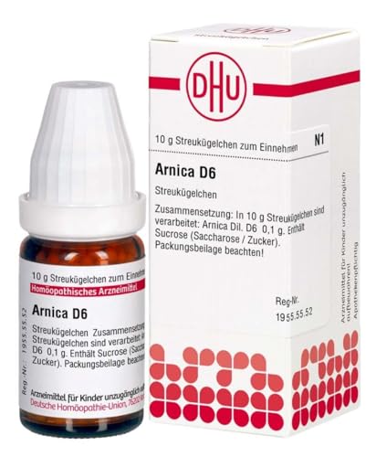 DHU Arnica D6 Streukügelchen, 10 g Globuli