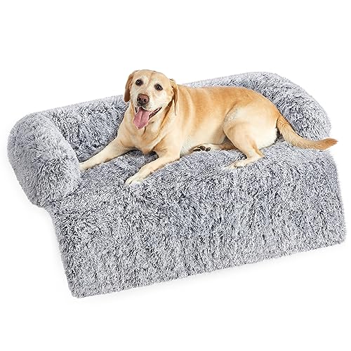 Feandrea FluffyHug Hundebett Plüsch, Hundedecke Sofa, Sofaschutz Hund, Hundekissen, Größe XXL,...
