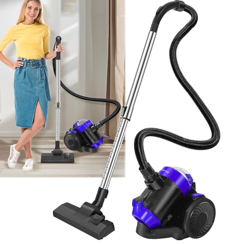 Staubsauger für Tierhaare 1500W - Zylinder Staubsauger ohne Beutel mit 5m Teleskoprohr für alle...